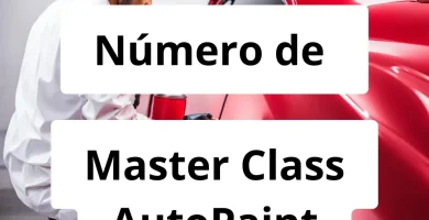 Numero de vendedor de pintura automotriz Master Class AutoPaint