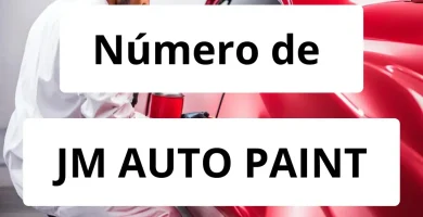 Numero de vendedor de pintura automotriz JM AUTO PAINT