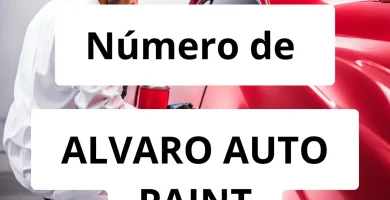 Numero de vendedor de pintura automotriz ALVARO AUTO PAINT