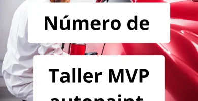Numero de vendedor de pintura automotriz Taller MVP autopaint.