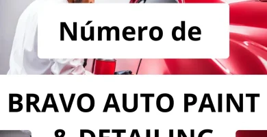 Numero de vendedor de pintura automotriz BRAVO AUTO PAINT & DETAILING