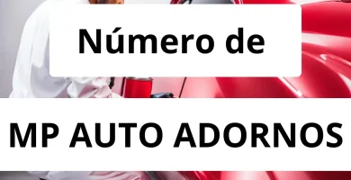 Numero de vendedor de pintura automotriz MP AUTO ADORNOS