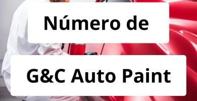 Numero de vendedor de pintura automotriz G&C Auto Paint