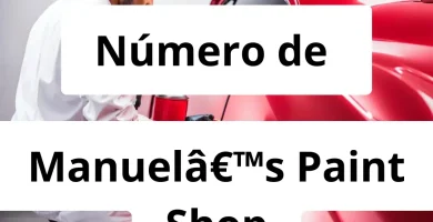 Numero de vendedor de pintura automotriz Manuel’s Paint Shop