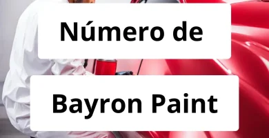 Numero de vendedor de pintura automotriz Bayron Paint