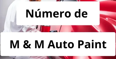 Numero de vendedor de pintura automotriz M & M Auto Paint