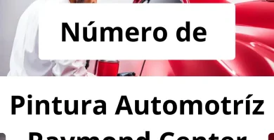 Numero de vendedor de pintura automotriz Pintura Automotríz Raymond Center