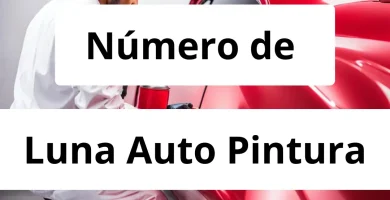 Numero de vendedor de pintura automotriz Luna Auto Pintura