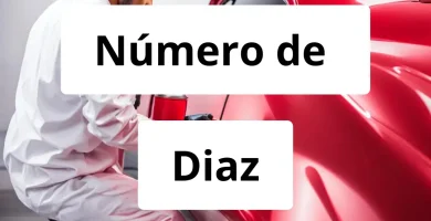Numero de vendedor de pintura automotriz Diaz