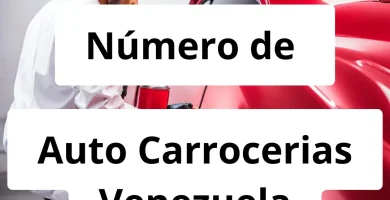 Numero de vendedor de pintura automotriz Auto Carrocerias Venezuela