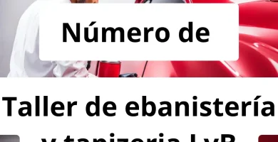 Numero de vendedor de pintura automotriz Taller de ebanistería y tapizeria LyB