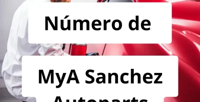 Numero de vendedor de pintura automotriz MyA Sanchez Autoparts