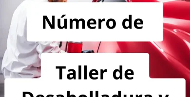 Numero de vendedor de pintura automotriz Taller de Desabolladura y Pintura Chanchy
