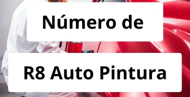 Numero de vendedor de pintura automotriz R8 Auto Pintura