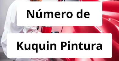 Numero de vendedor de pintura automotriz Kuquin Pintura