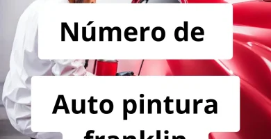 Numero de vendedor de pintura automotriz Auto pintura franklin