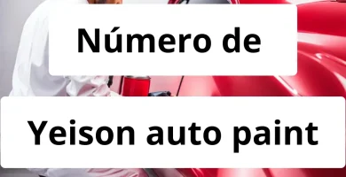 Numero de vendedor de pintura automotriz Yeison auto paint