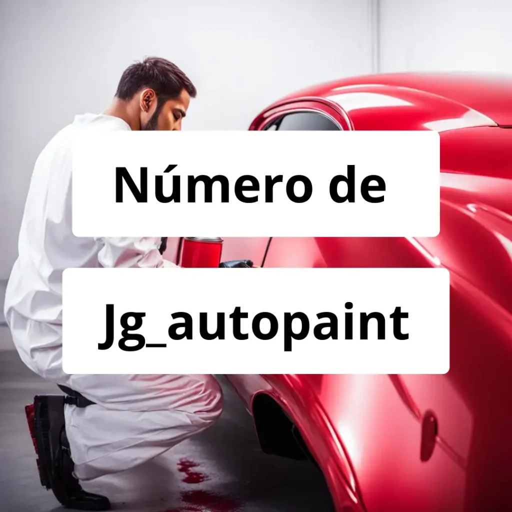 Numero de vendedor de pintura automotriz Jg_autopaint