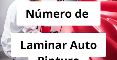Numero de vendedor de pintura automotriz Laminar Auto Pintura
