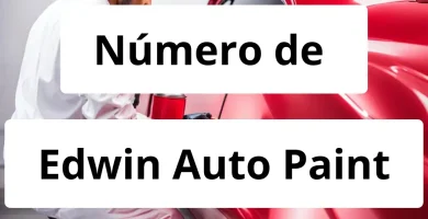 Numero de vendedor de pintura automotriz Edwin Auto Paint