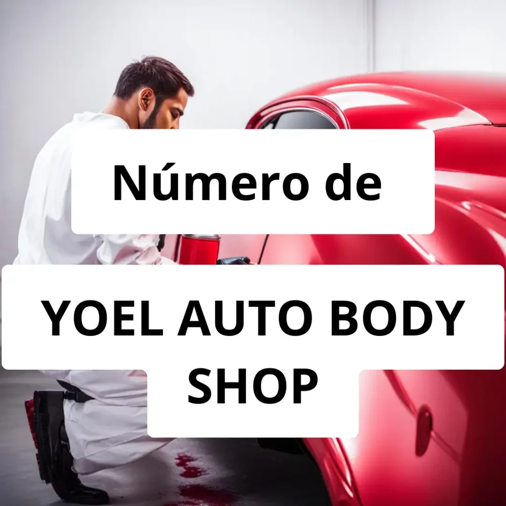 Numero de vendedor de pintura automotriz YOEL AUTO BODY SHOP