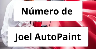Numero de vendedor de pintura automotriz Joel AutoPaint