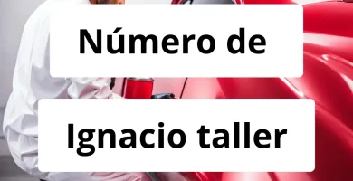 Numero de vendedor de pintura automotriz Ignacio taller