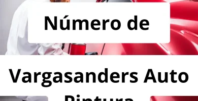 Numero de vendedor de pintura automotriz Vargasanders Auto Pintura