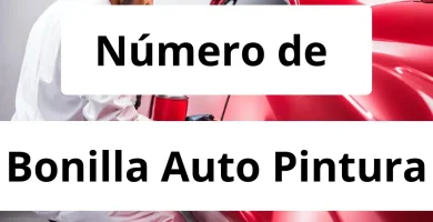 Numero de vendedor de pintura automotriz Bonilla Auto Pintura
