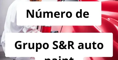 Numero de vendedor de pintura automotriz Grupo S&R auto paint