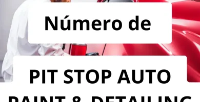 Numero de vendedor de pintura automotriz PIT STOP AUTO PAINT & DETAILING CENTER