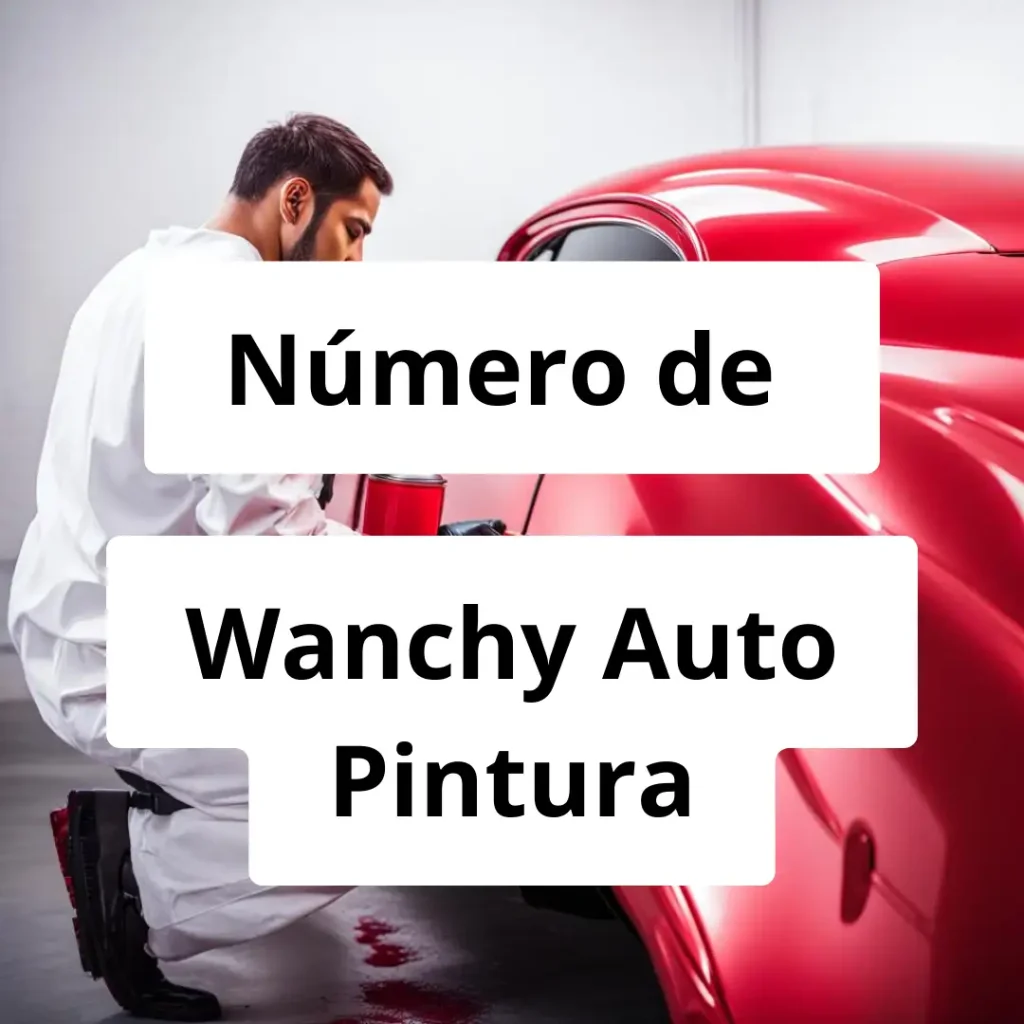 Numero de vendedor de pintura automotriz Wanchy Auto Pintura