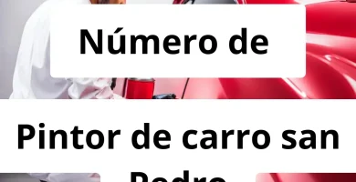 Numero de vendedor de pintura automotriz Pintor de carro san Pedro
