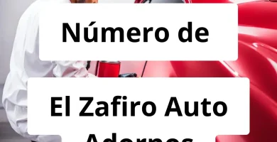 Numero de vendedor de pintura automotriz El Zafiro Auto Adornos