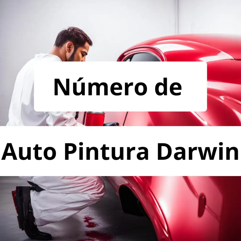 Numero de vendedor de pintura automotriz Auto Pintura Darwin