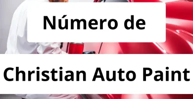 Numero de vendedor de pintura automotriz Christian Auto Paint