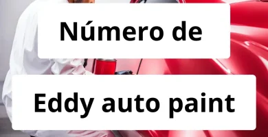 Numero de vendedor de pintura automotriz Eddy auto paint