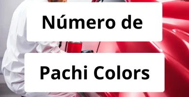 Numero de vendedor de pintura automotriz Pachi Colors