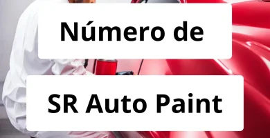 Numero de vendedor de pintura automotriz SR Auto Paint