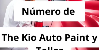 Numero de vendedor de pintura automotriz The Kio Auto Paint y Taller