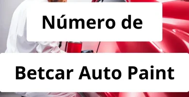 Numero de vendedor de pintura automotriz Betcar Auto Paint