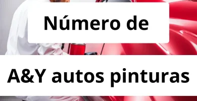 Numero de vendedor de pintura automotriz A&Y autos pinturas
