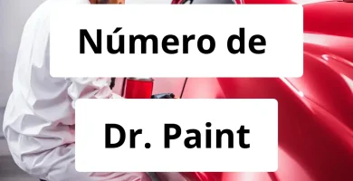 Numero de vendedor de pintura automotriz Dr. Paint