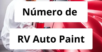 Numero de vendedor de pintura automotriz RV Auto Paint