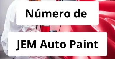 Numero de vendedor de pintura automotriz JEM Auto Paint