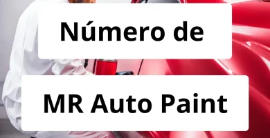 Numero de vendedor de pintura automotriz MR Auto Paint