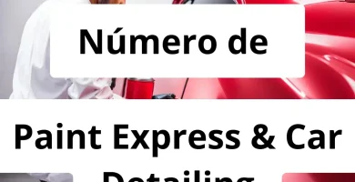 Numero de vendedor de pintura automotriz Paint Express & Car Detailing