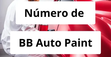 Numero de vendedor de pintura automotriz BB Auto Paint