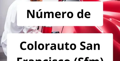 Numero de vendedor de pintura automotriz Colorauto San Francisco (Sfm)