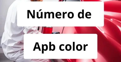 Numero de vendedor de pintura automotriz Apb color
